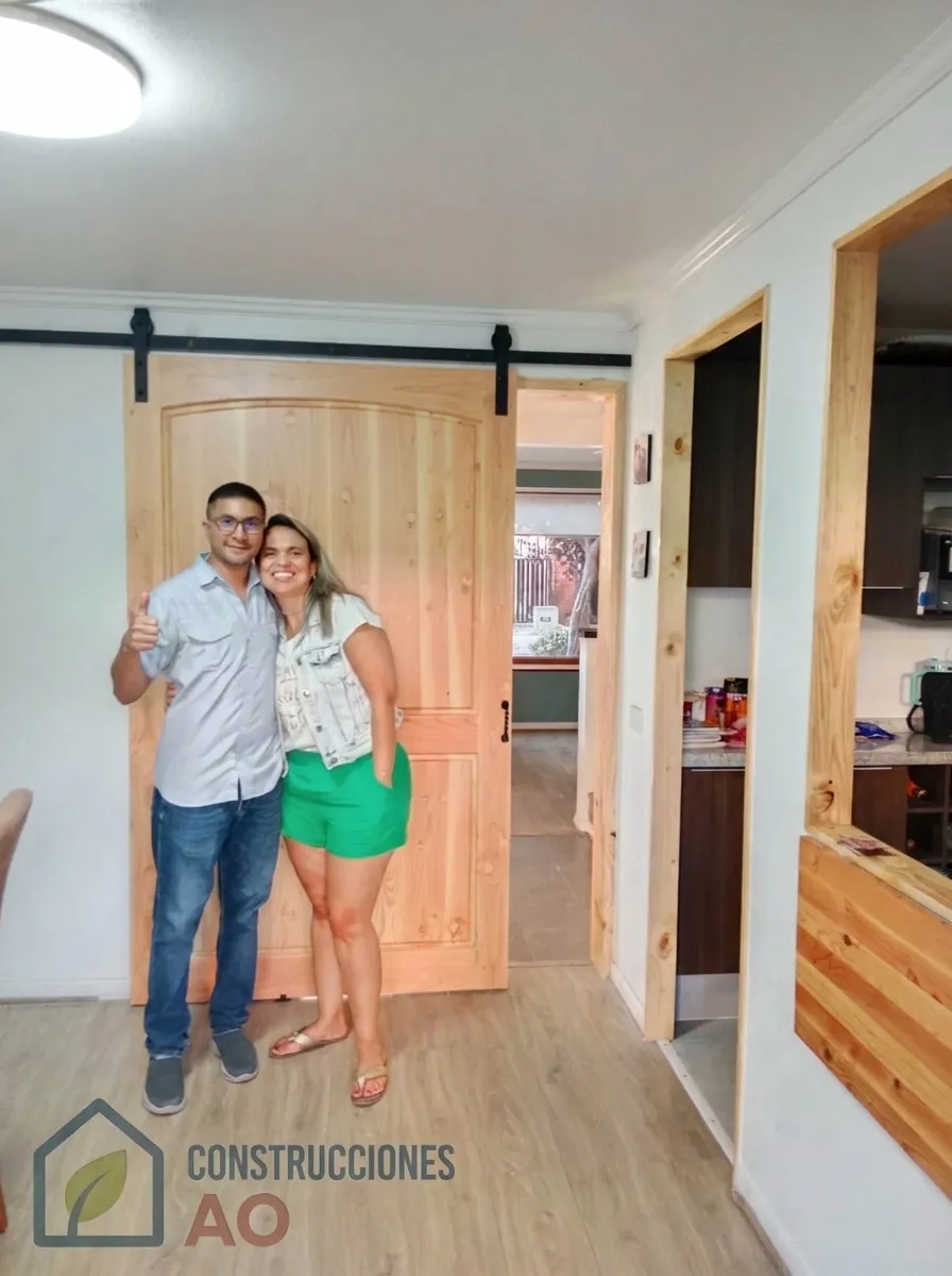 Segunda Remodelación cocina ejecutada por AO Construcciones en Condominio La Vizcachas, Puente Alto