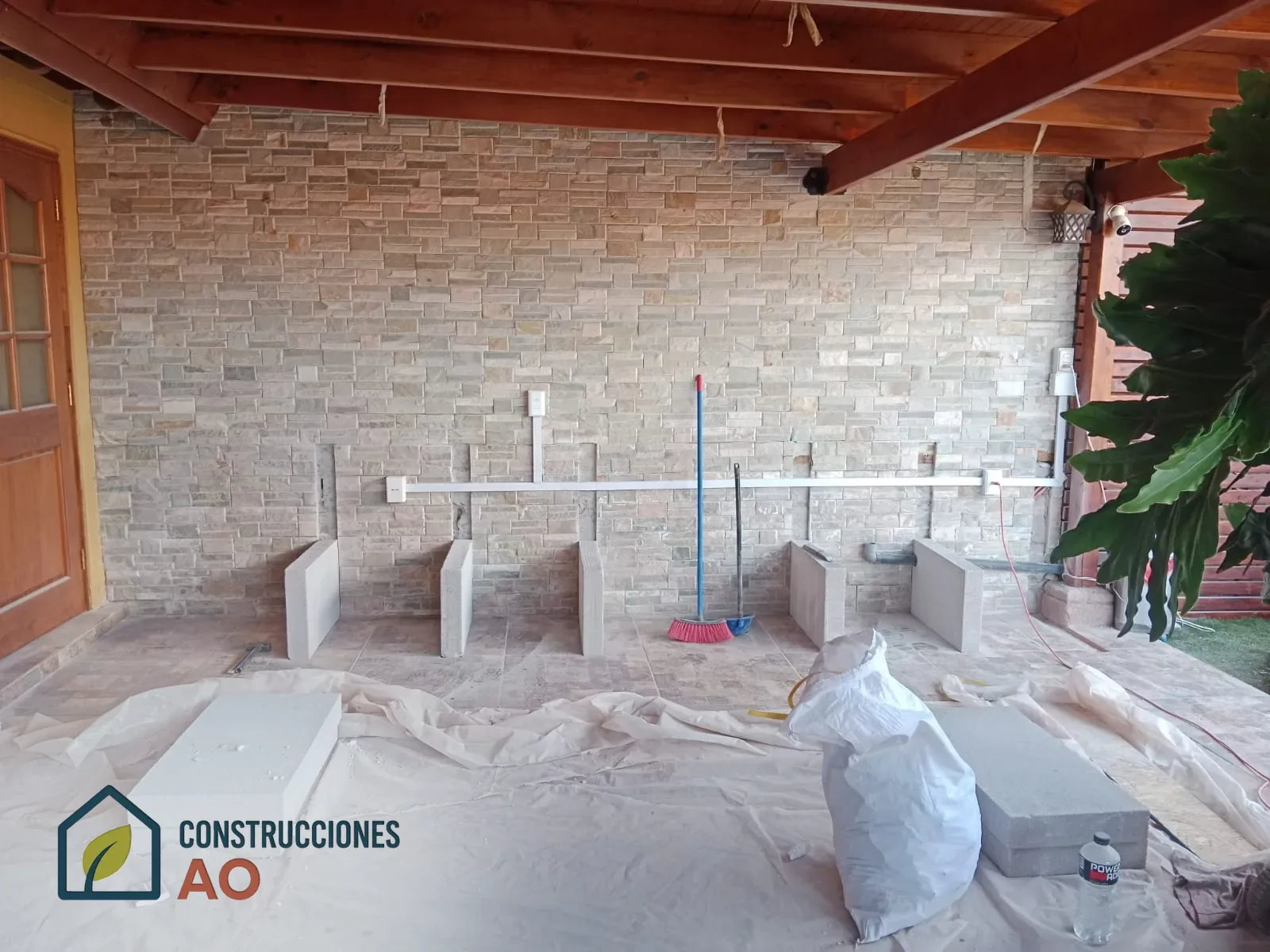 Proceso de la obra en Hacienda El Peñón, Puente Alto, foto 1