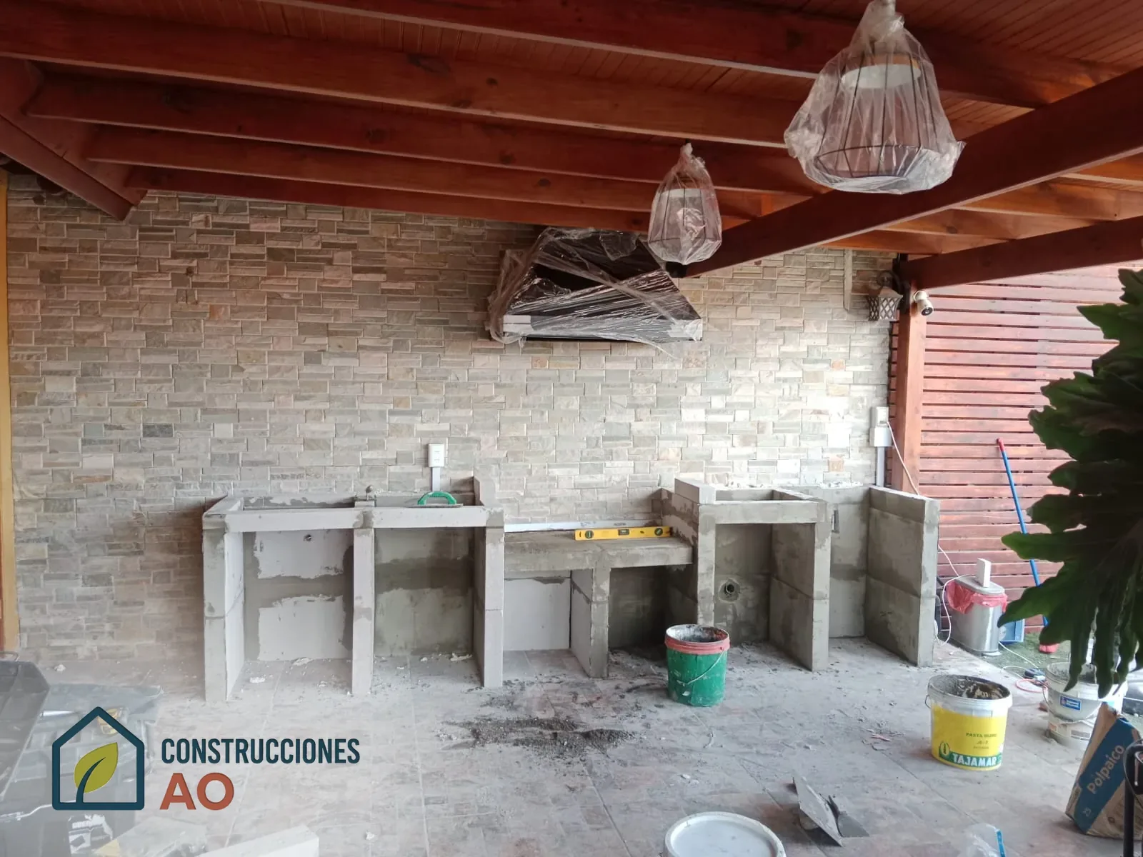 Proceso de la obra en Hacienda El Peñón, Puente Alto, foto 2