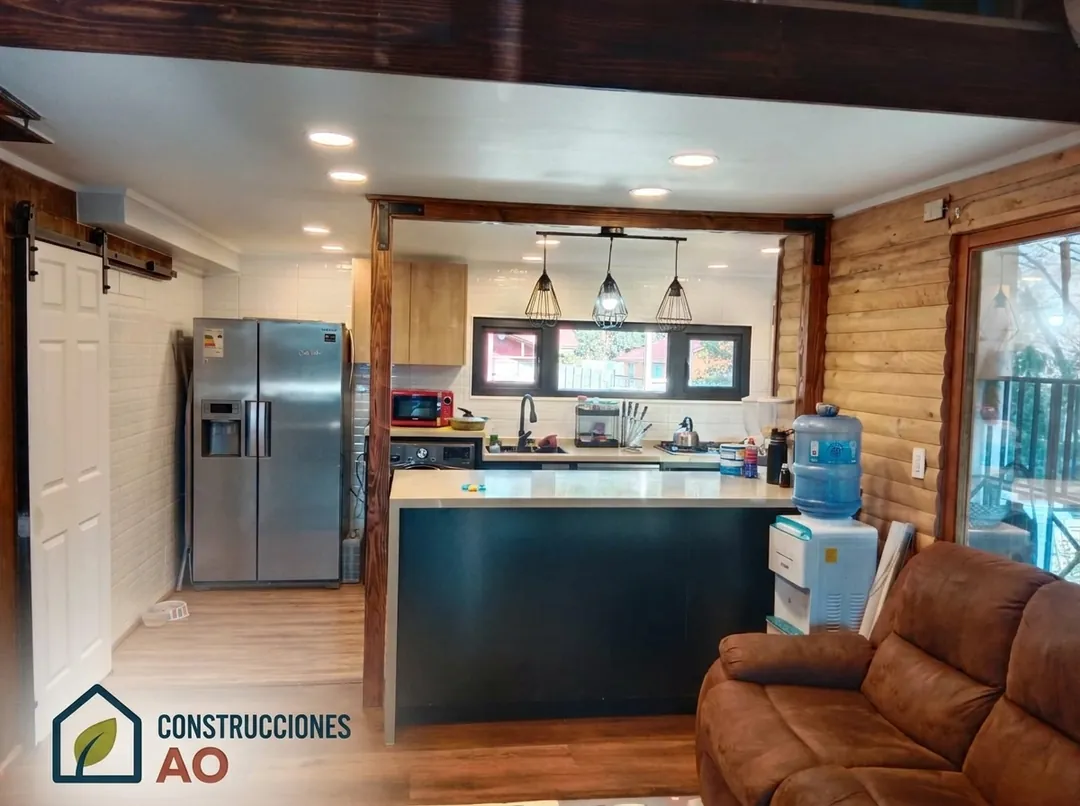 Remodelación de cocina premium por AO Construcciones