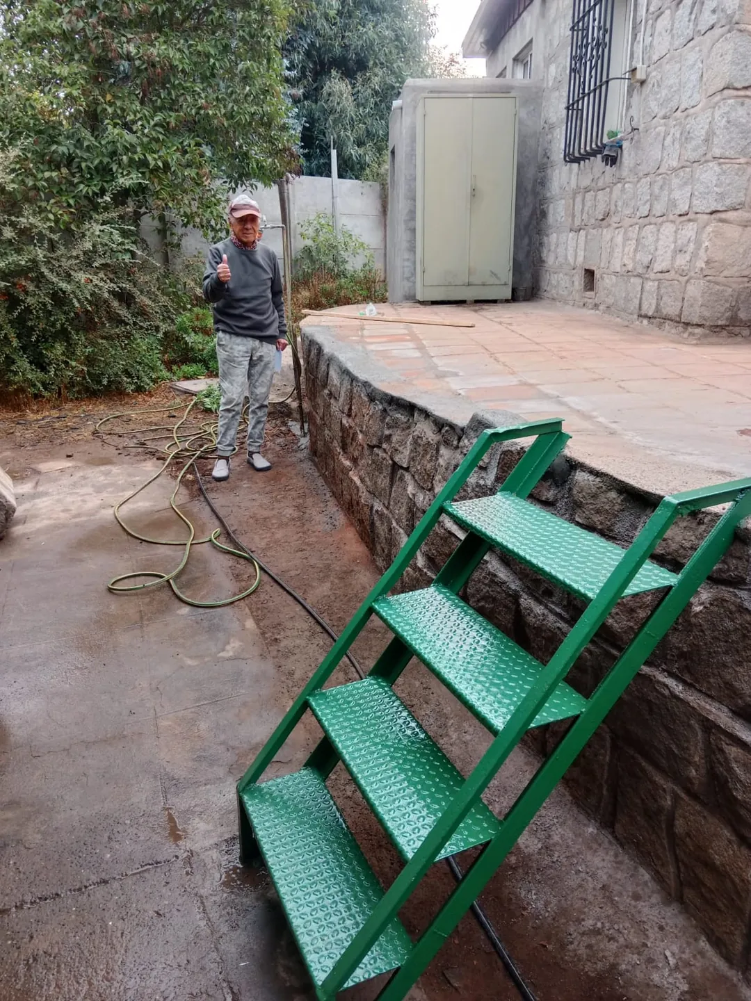Remodelación terraza ejecutada por AO Construcciones en Las Vertientes, San José de Maipo